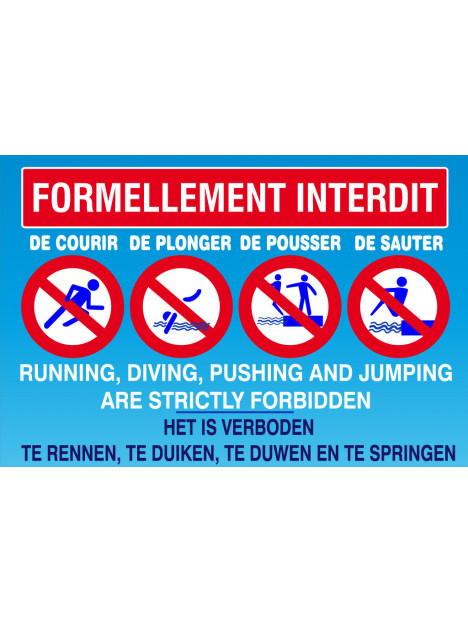 Formellement interdit 3 langues