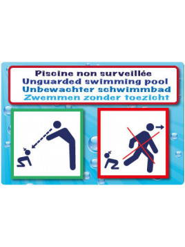 Piscine non surveillée