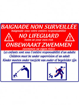Baignade non surveillée...