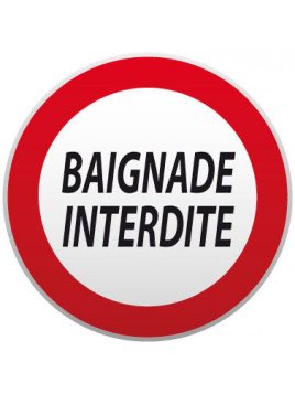 Baignade interdite texte