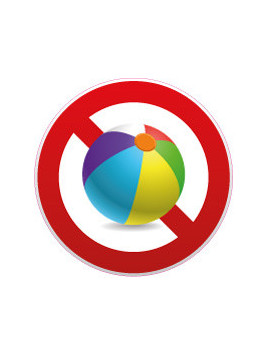 Ballons interdits coloré