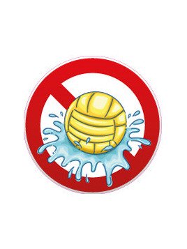 Ballons interdits dans l'eau