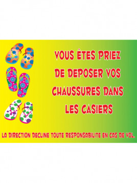 Chaussures interdites français