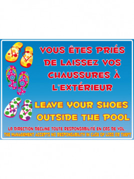 Chaussures interdites...