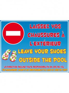 Chaussures interdites