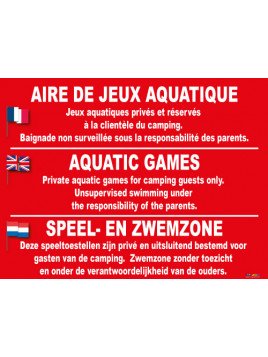 Panneau Aire de Jeux...