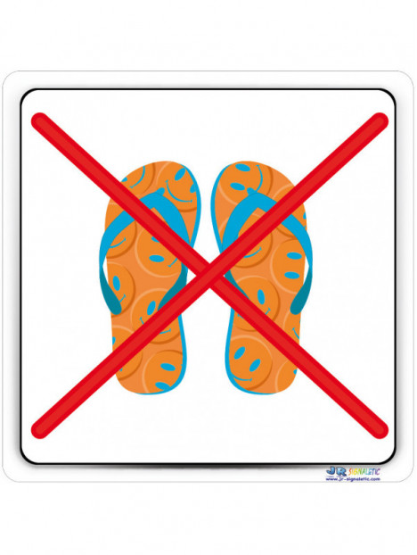 Tongs interdites