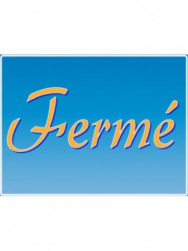 Fermé