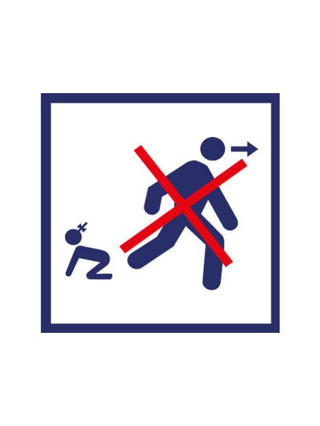 Pictogramme Ne pas laisser un enfant sans surveillance