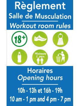 Règlement Salle de...