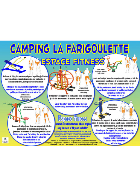 Espace fitness et descriptif appareil Fr/An