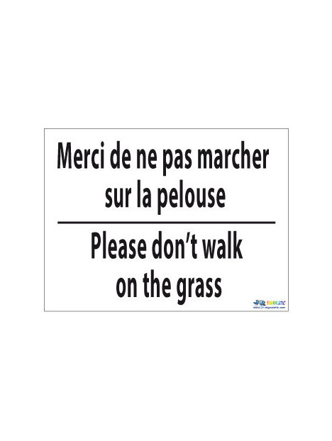 Pelouse interdite