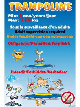 Trampoline 3 langues