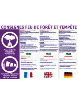 Consignes Feu de forêt et...