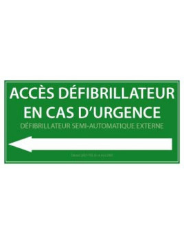 Accès défibrillateur en cas...