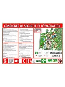 Consignes d'évacuation...