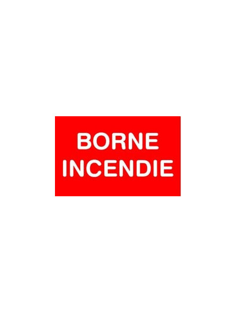 Panneau Borne incendie