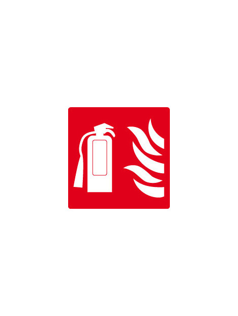 Extincteur avec flammes
