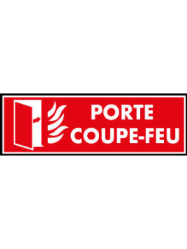 Porte coupe-feu picto