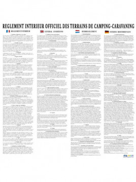 Règlement intérieur 4 langues