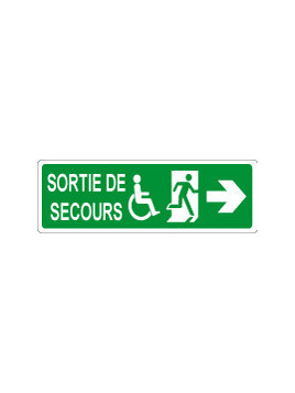 Sortie de secours handicapé