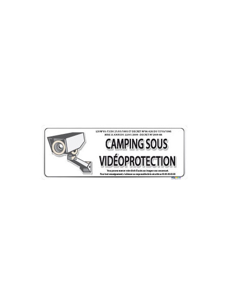 Camping sous vidéo protection