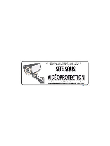 Site sous vidéo protection