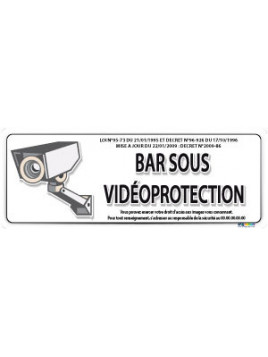 Bar sous vidéo protection