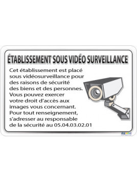 Etablissement sous vidéo...