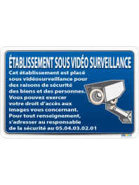 espace sous vidéo surveillance