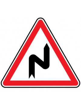 Panneau A1c "succession de...