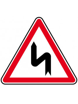 Panneau A1d "succession de...