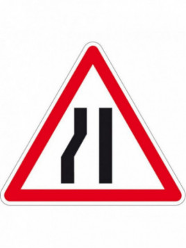 Panneau A3b "chaussée...