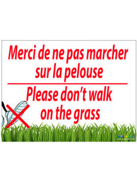 Pelouse interdite en 2...