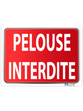Pelouse interdite