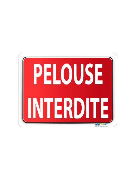 Pelouse interdite