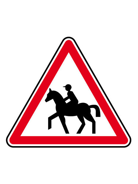 Panneau A15c "passage de cavaliers"