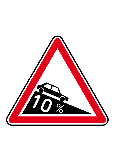 Panneau A16* "descente dangereuse"
