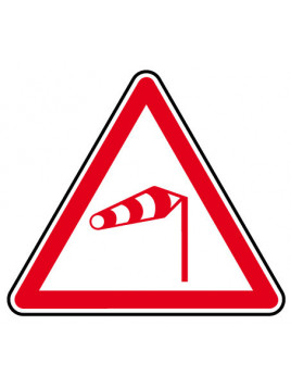 Panneau A24 "vent latéral"