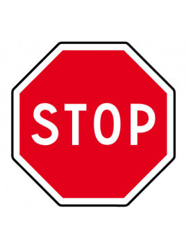 Panneau AB4 "stop"