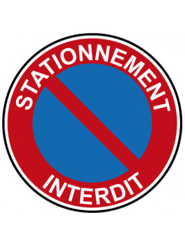 Stationnement interdit texte