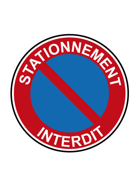 Stationnement interdit texte
