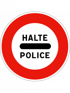 B5b "halte police"