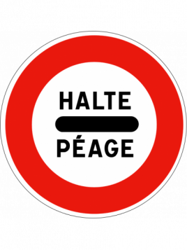 B5c "halte peage"