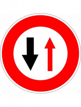 B15 "Cédez le passage aux...