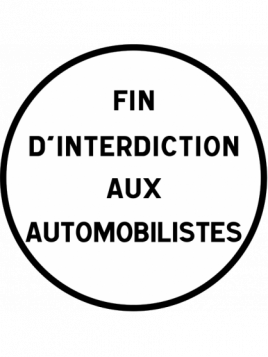 B39* " Fin d'interdiction...