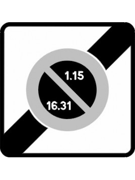 B50b "Sortie de zone à...