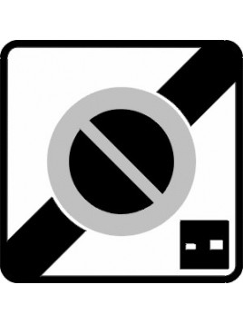 B50c "Sortie d'une zone à...