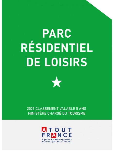 Panonceau de classement Parc Résidentiel de Loisirs