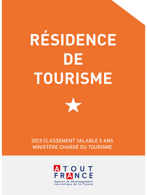 Panonceau de classement Résidence de tourisme